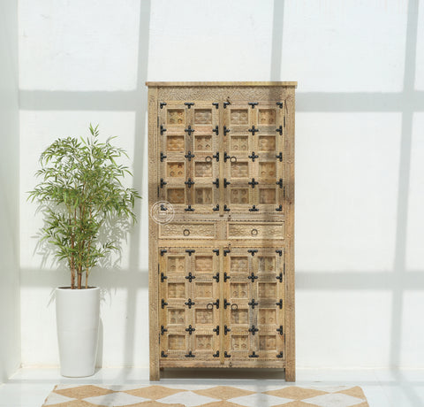 Berry Wooden 4 door 2 drawer  Closet (Multiple Colors Options)