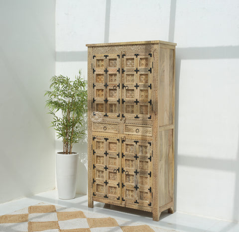 Berry Wooden 4 door 2 drawer  Closet (Multiple Colors Options)