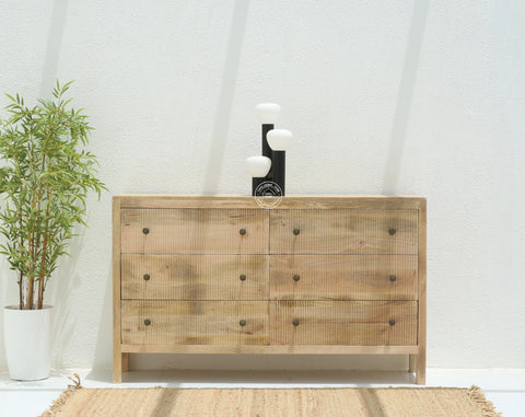 Hudson 6 Drawer Wooden Chest Of Drawers