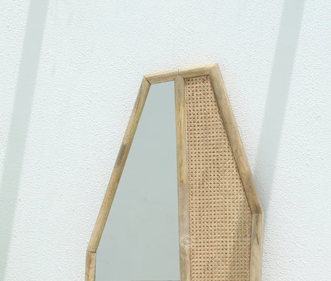 Hedon Rattan Frame Arch Full Length Mirror