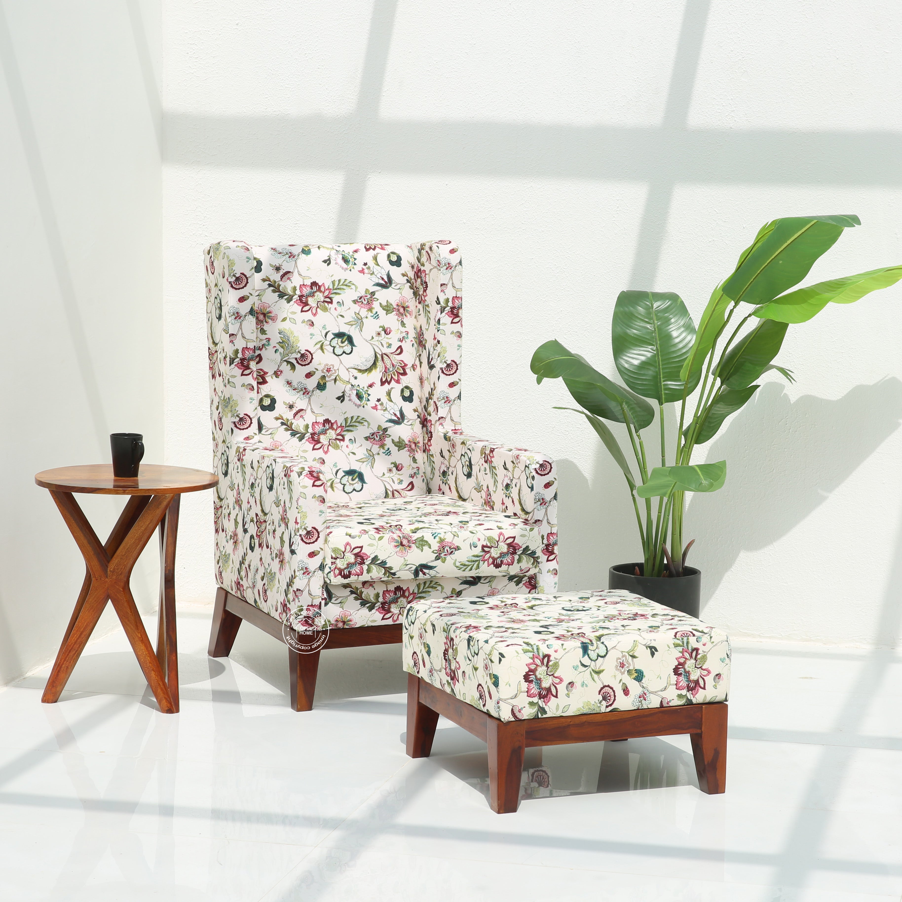 Axton Lounge Chair with stool