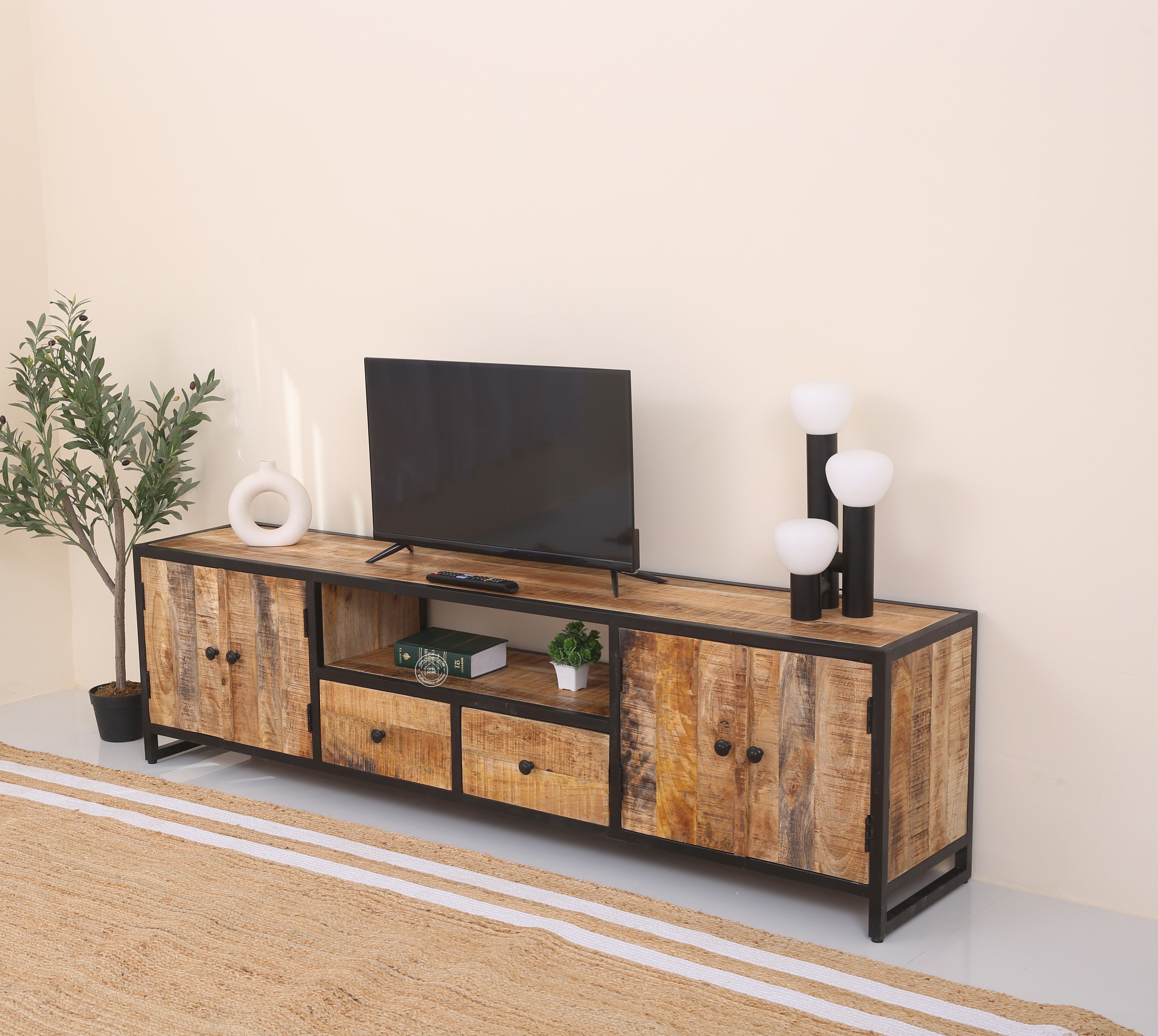 Alaska wooden tv unit