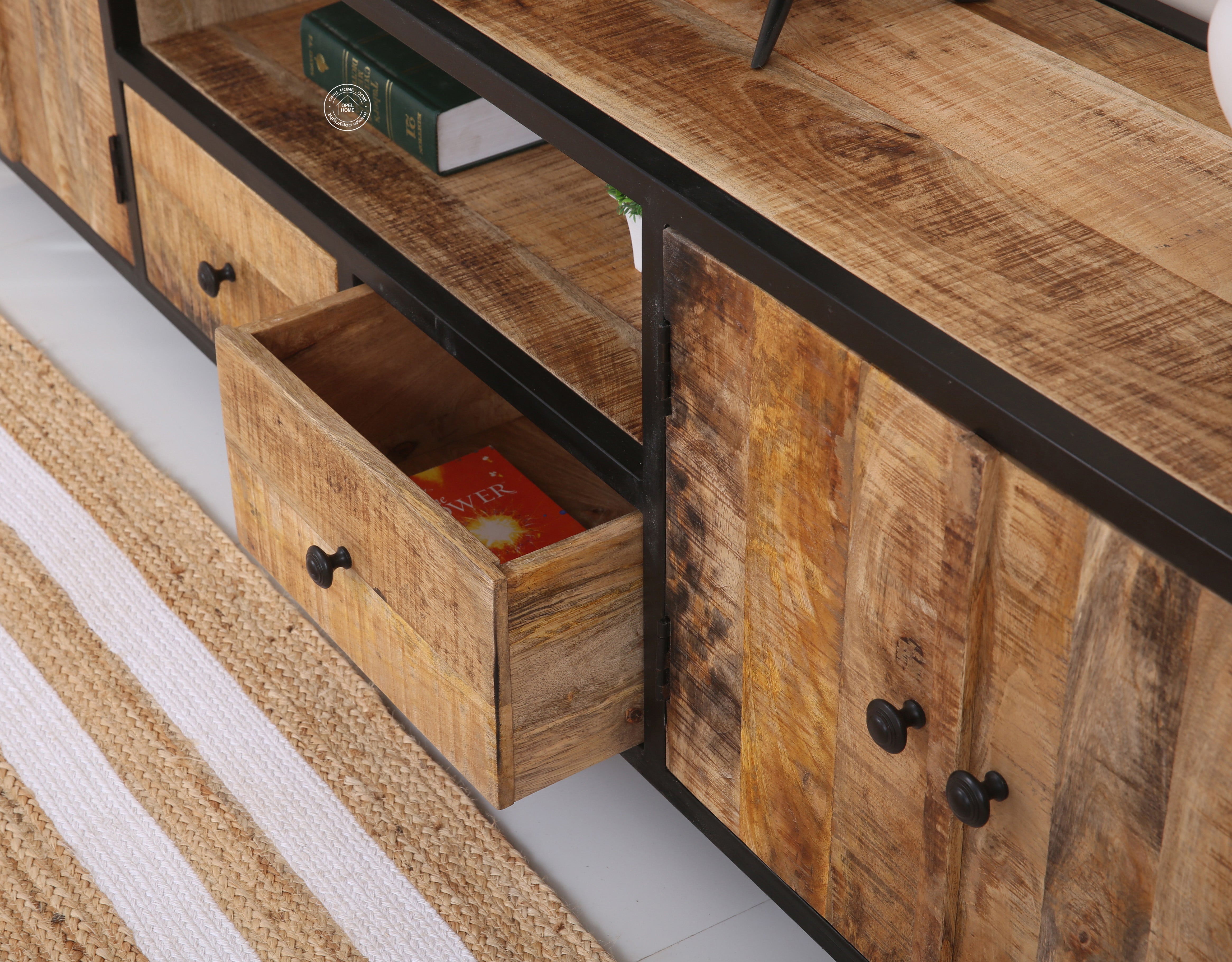 Alaska wooden tv unit