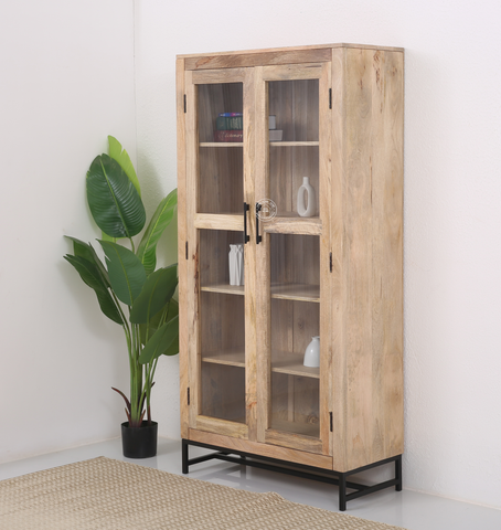 Wine 2 Door Glass Display unit