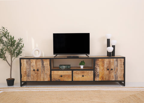 Alaska wooden tv unit