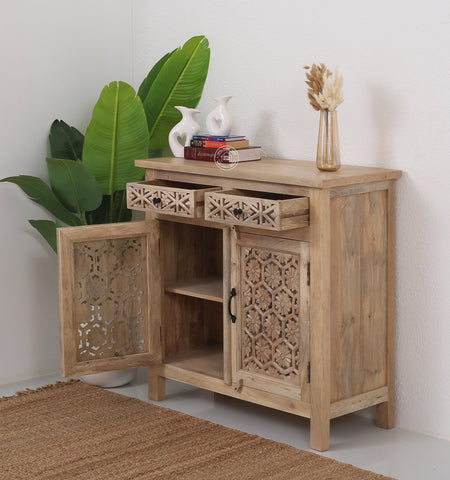 Ashara wooden 2 door 2 drawer Sideboard (Multiple Colors Options).