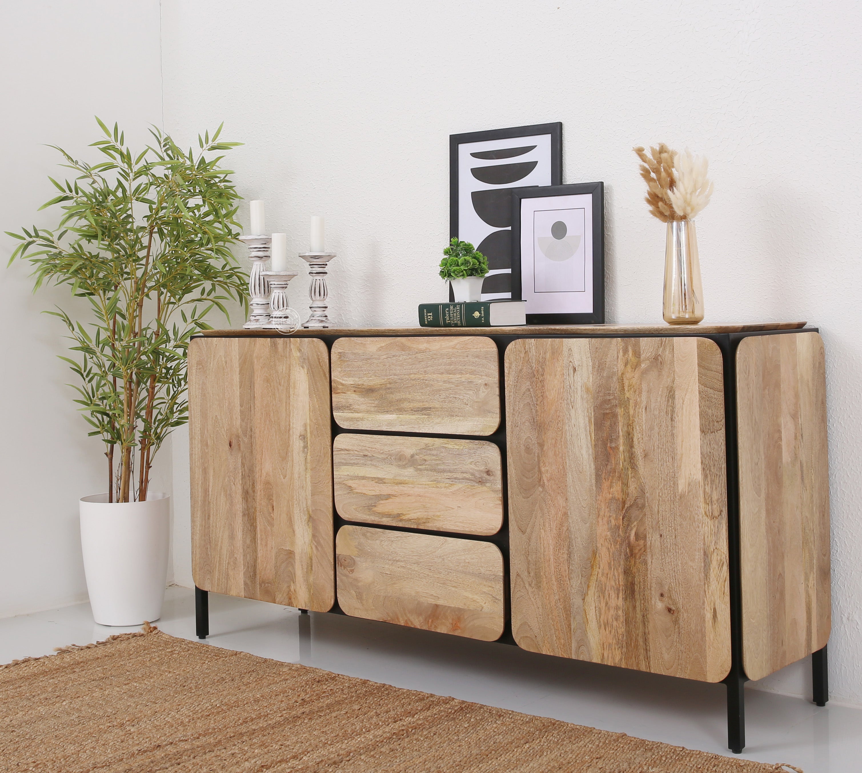 Frank  3 Drawers & 2 Doors Sideboard