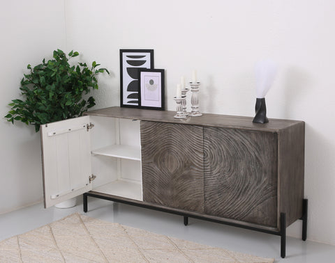 Harley 3 door Wooden Sideboard