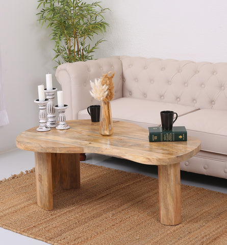 Triangle Wooden Coffee Table