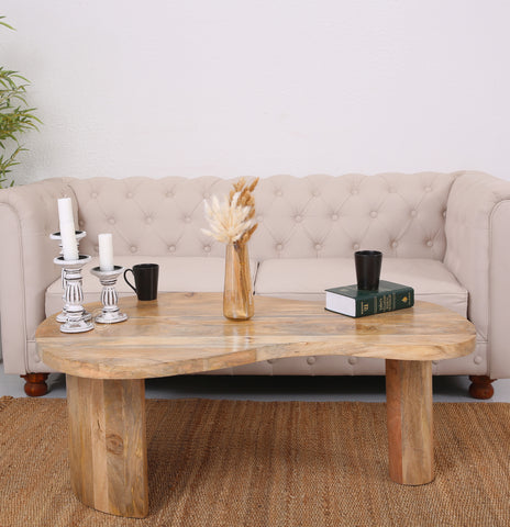 Triangle Wooden Coffee Table