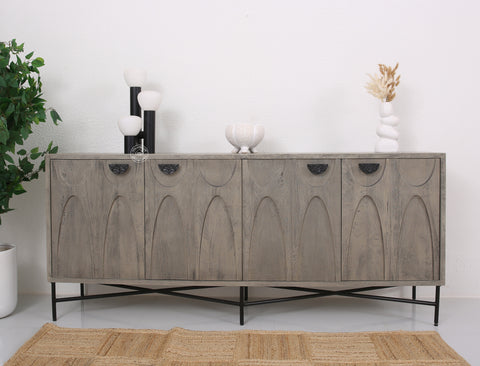 Jorell 4 door Wooden Sideboard