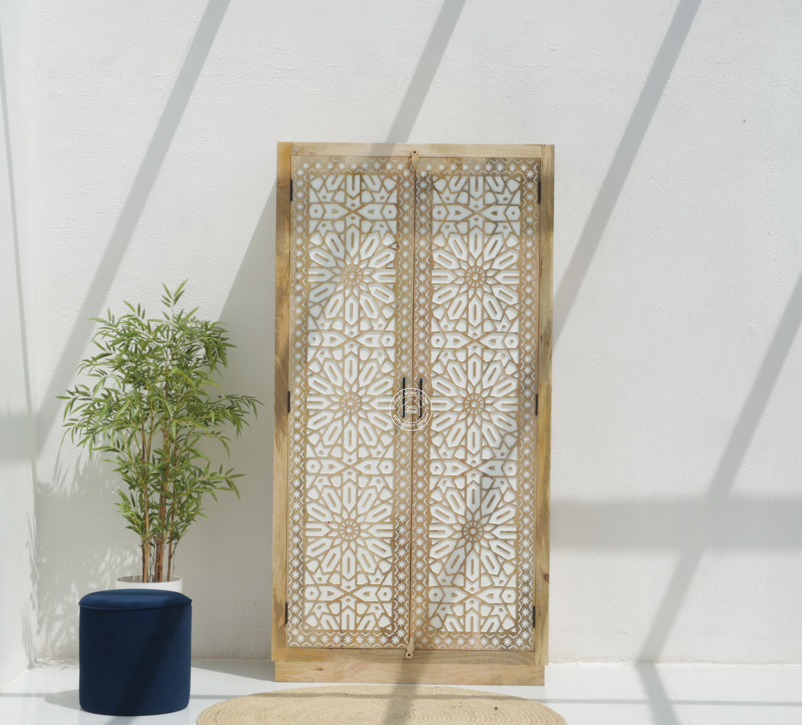 Antonella 2 Door Carved Closet