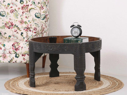 Alexi Wooden Coffee Table – Square, Solid Mango Wood, Natural Finish | Opelhome UAE