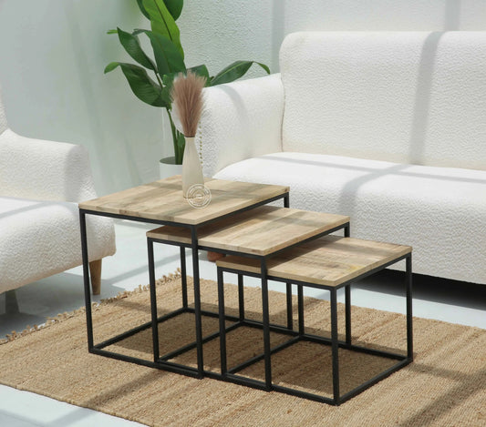 Allycia Nesting Wooden Coffee Table