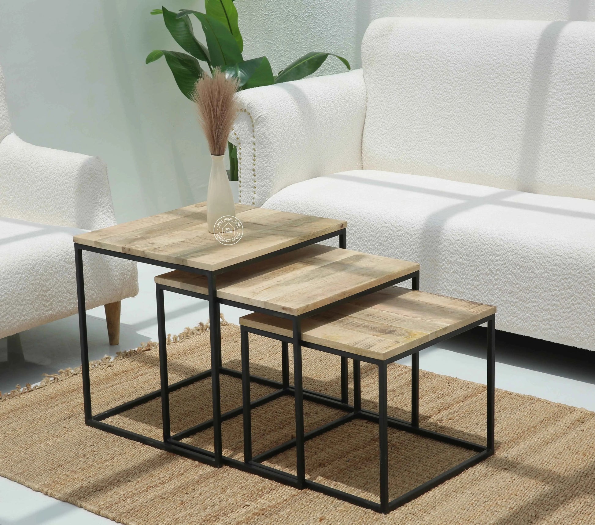 Allycia Nesting Wooden Coffee Table