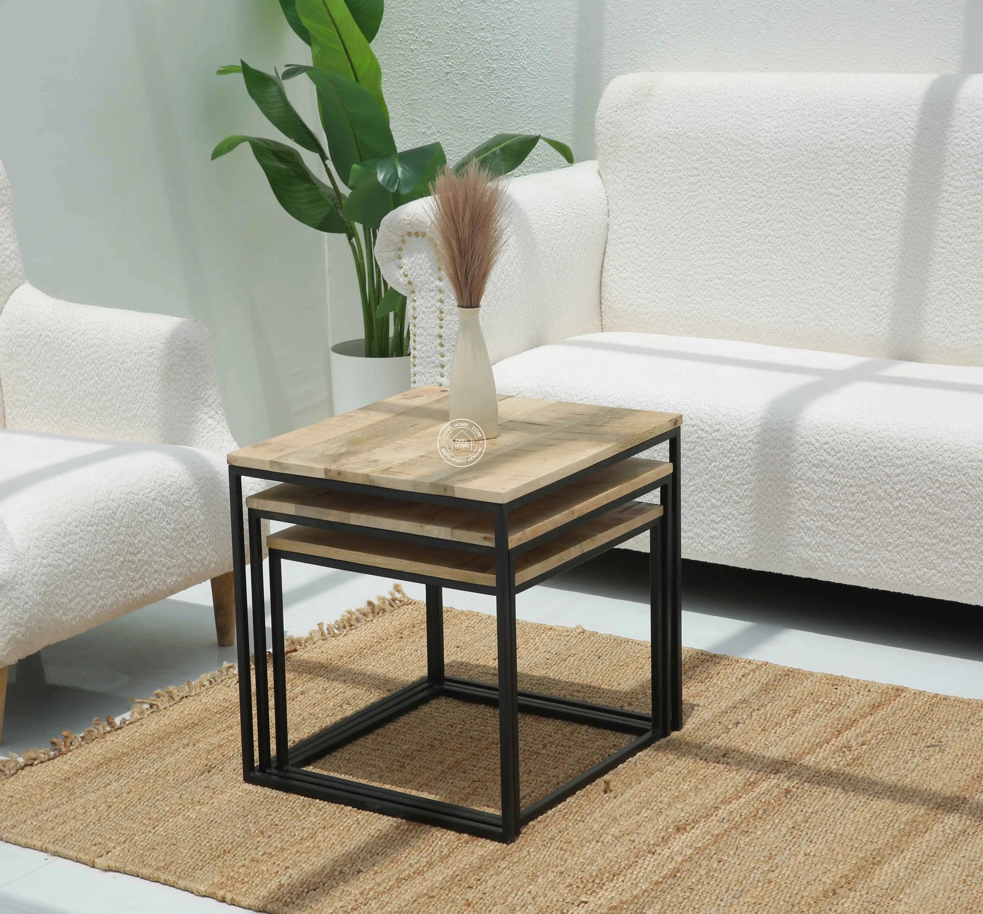 Allycia Nesting Wooden Coffee Table