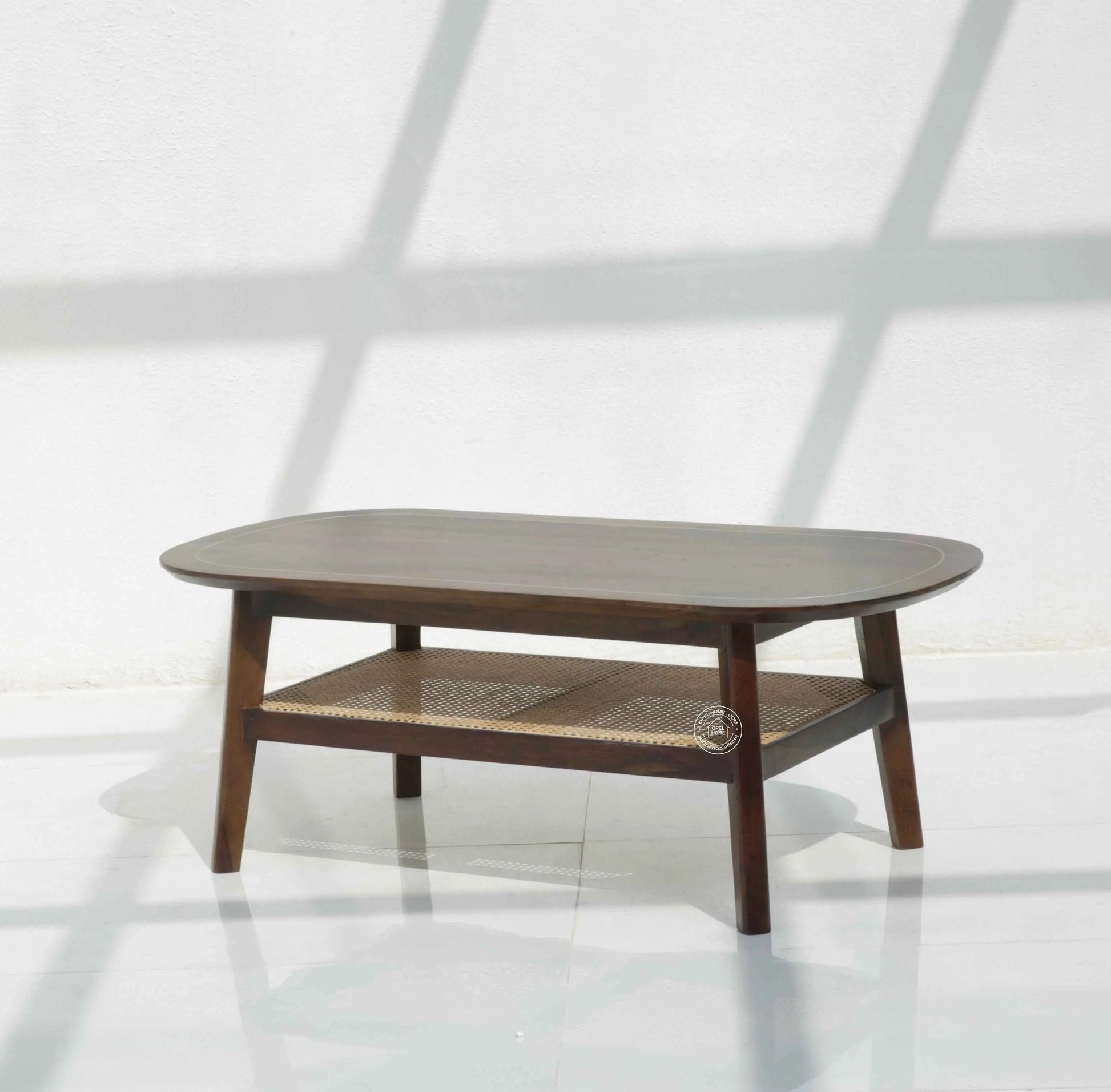 Alpen Rattan Coffee Table (Walnut finish)