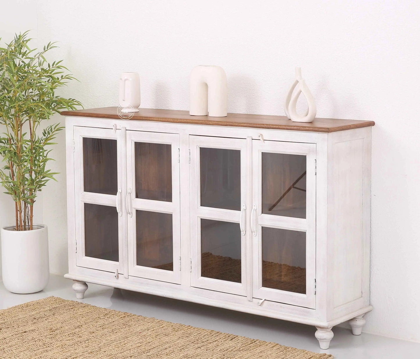 Aravis wooden 4 door Sideboard