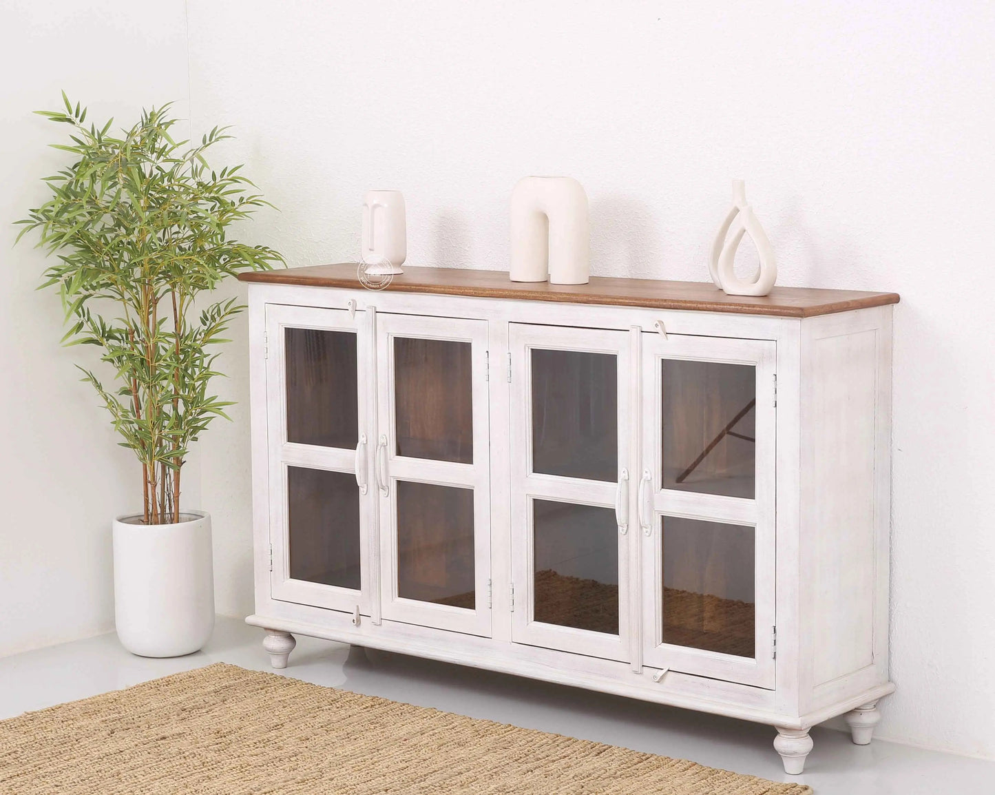 Aravis wooden 4 door Sideboard