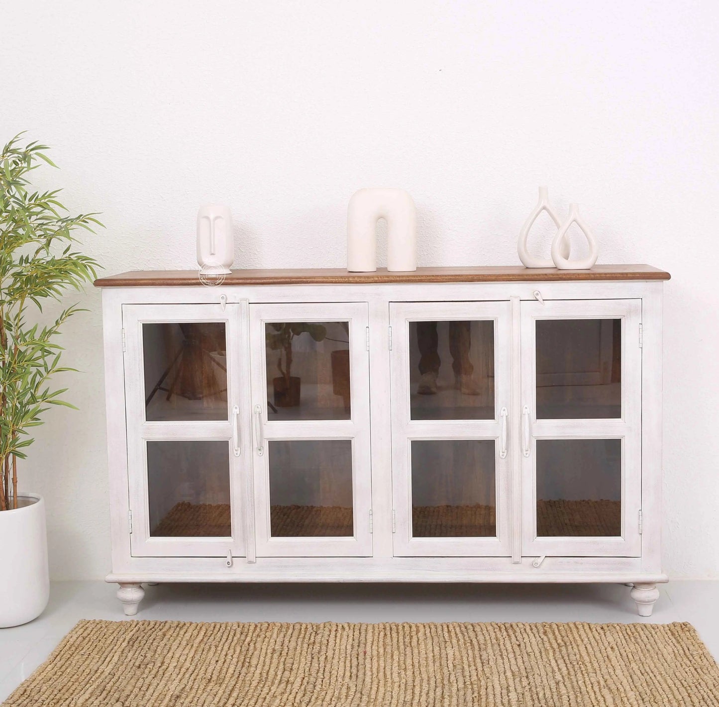 Aravis wooden 4 door Sideboard