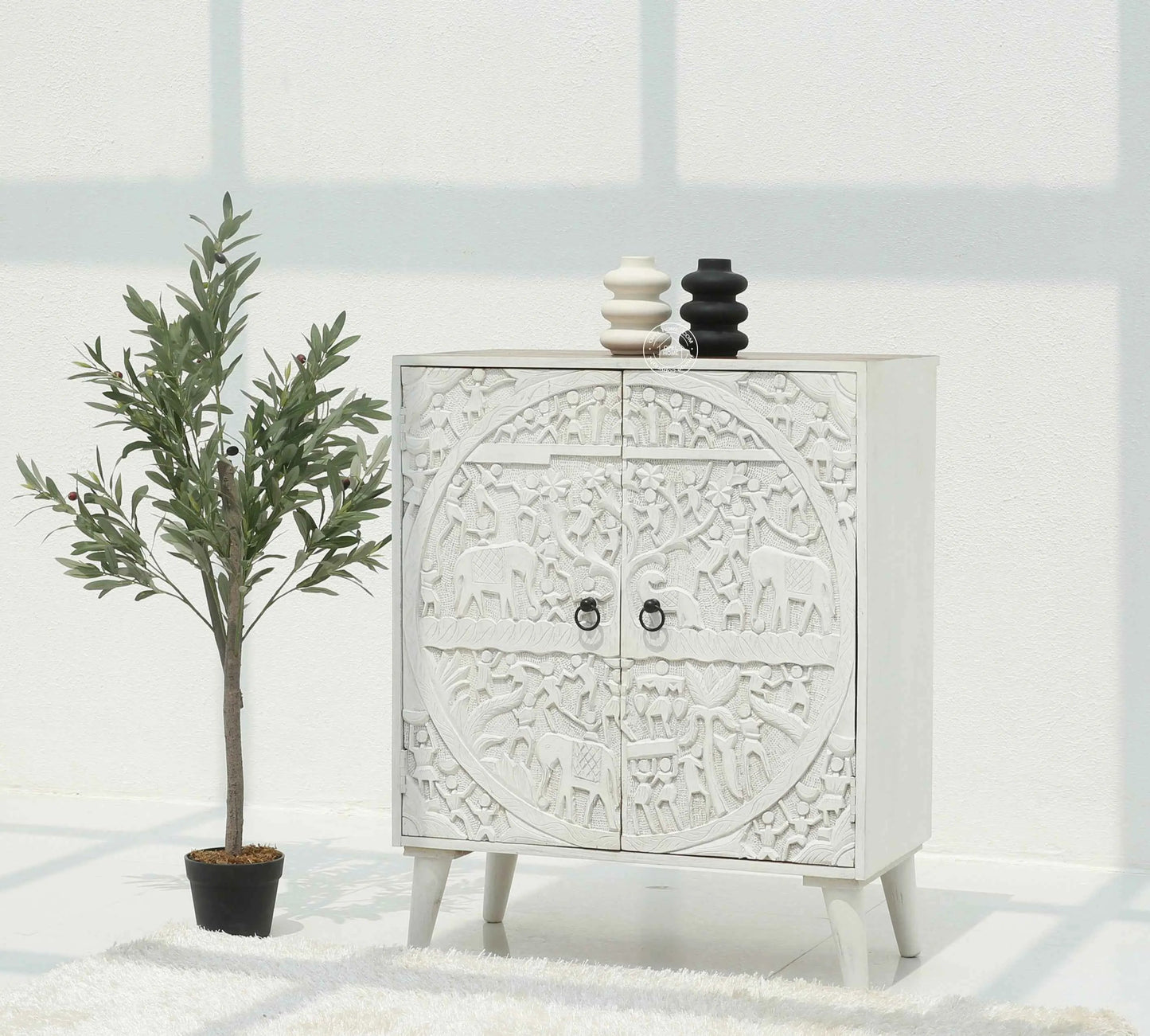 Arden Two Door Wooden Sideboard & Buffet (Multiple Colors Options) | Opelhome UAE