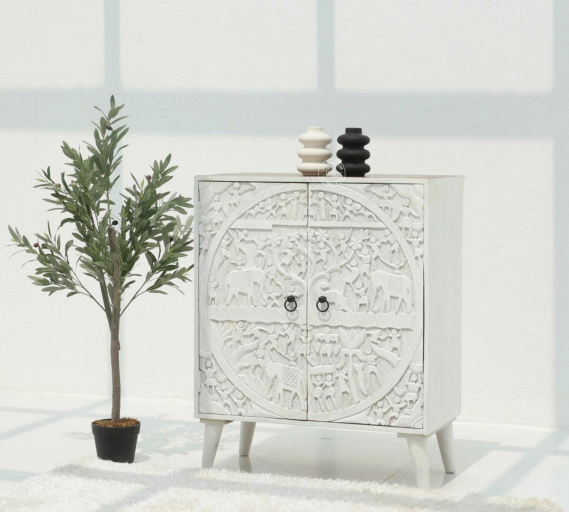 Arden Two Door Wooden Sideboard & Buffet (Multiple Colors Options) | Opelhome UAE