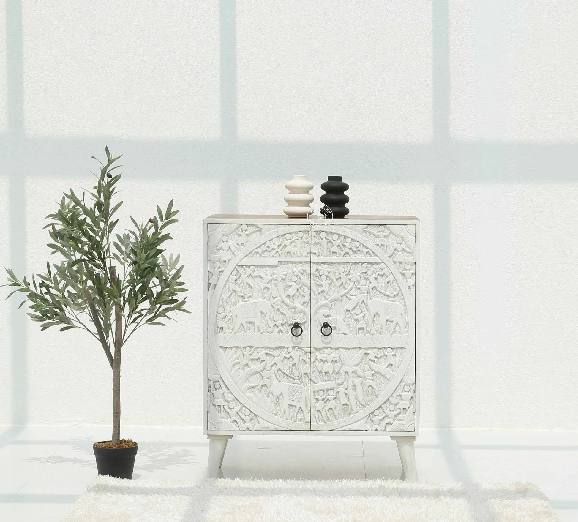 Arden Two Door Wooden Sideboard & Buffet (Multiple Colors Options) | Opelhome UAE