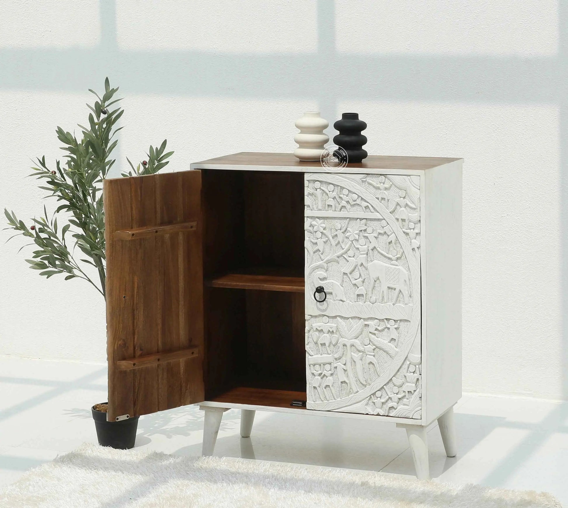 Arden Two Door Wooden Sideboard & Buffet (Multiple Colors Options) | Opelhome UAE