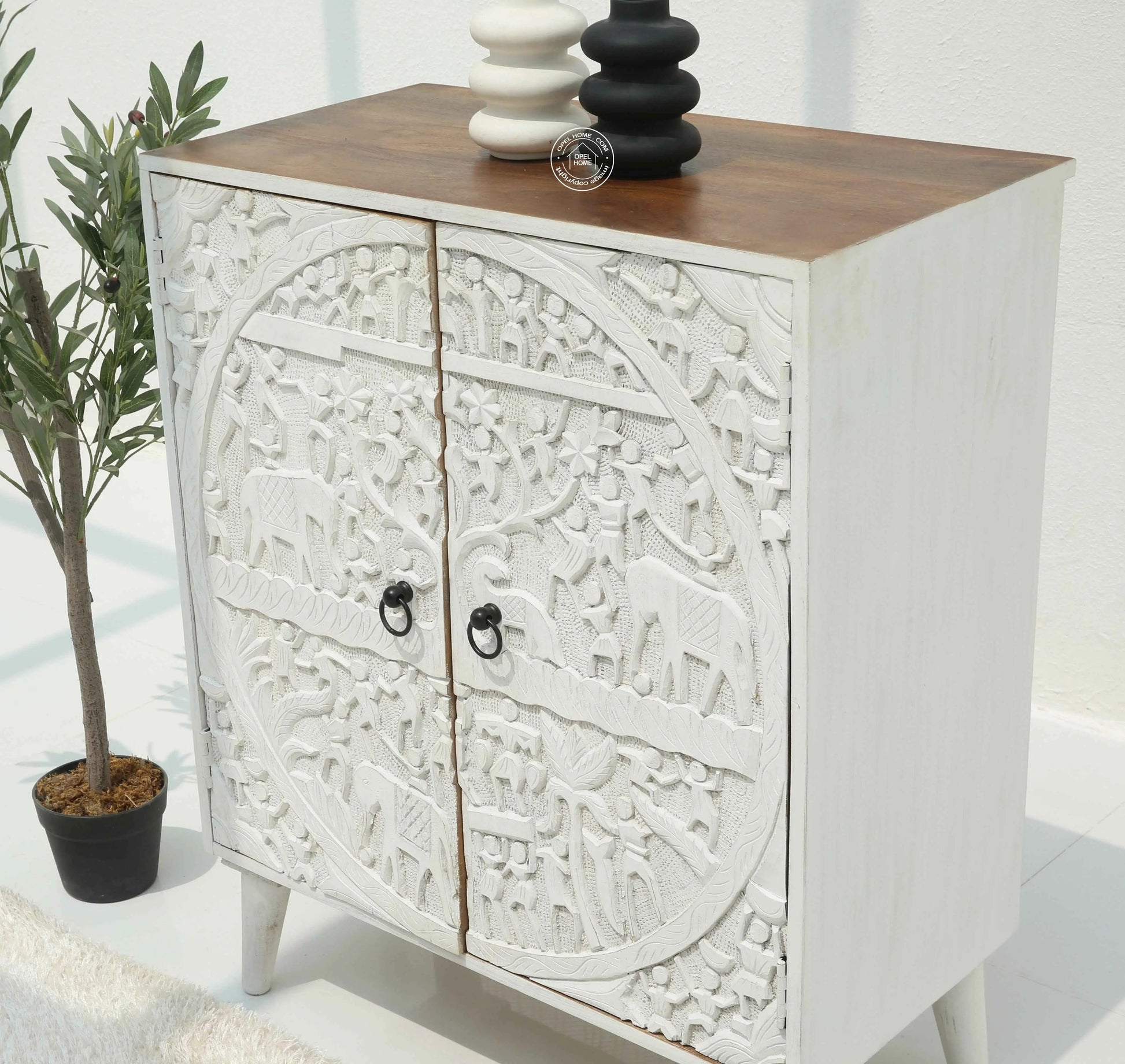 Arden Two Door Wooden Sideboard & Buffet (Multiple Colors Options) | Opelhome UAE