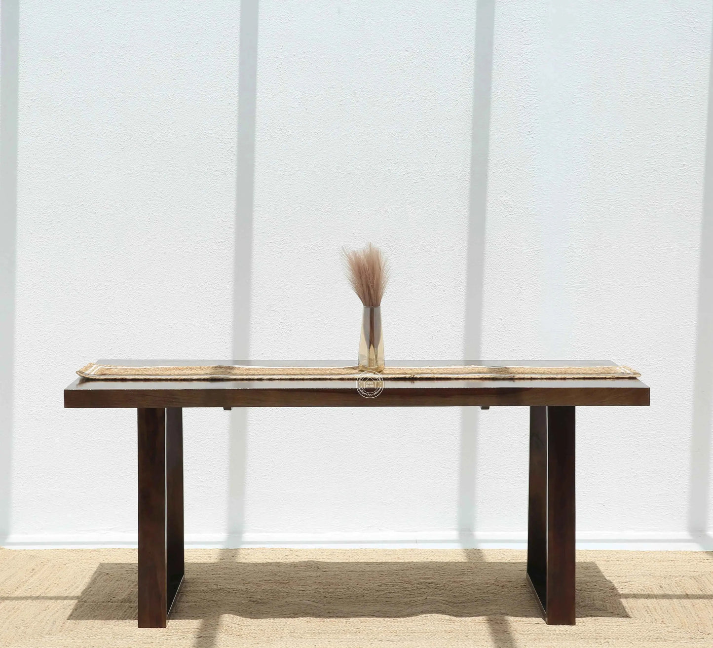 Ardo Wooden 6 Seater Dining Table – (Only Table) , Walnut finish | Opelhome UAE