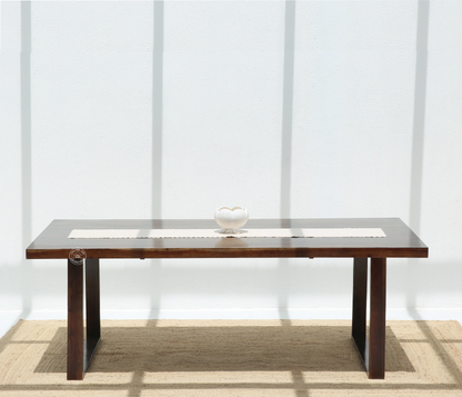 Ardo Wooden 8 Seater Dining Table – (Only Table) Walnut finish | Opelhome UAE