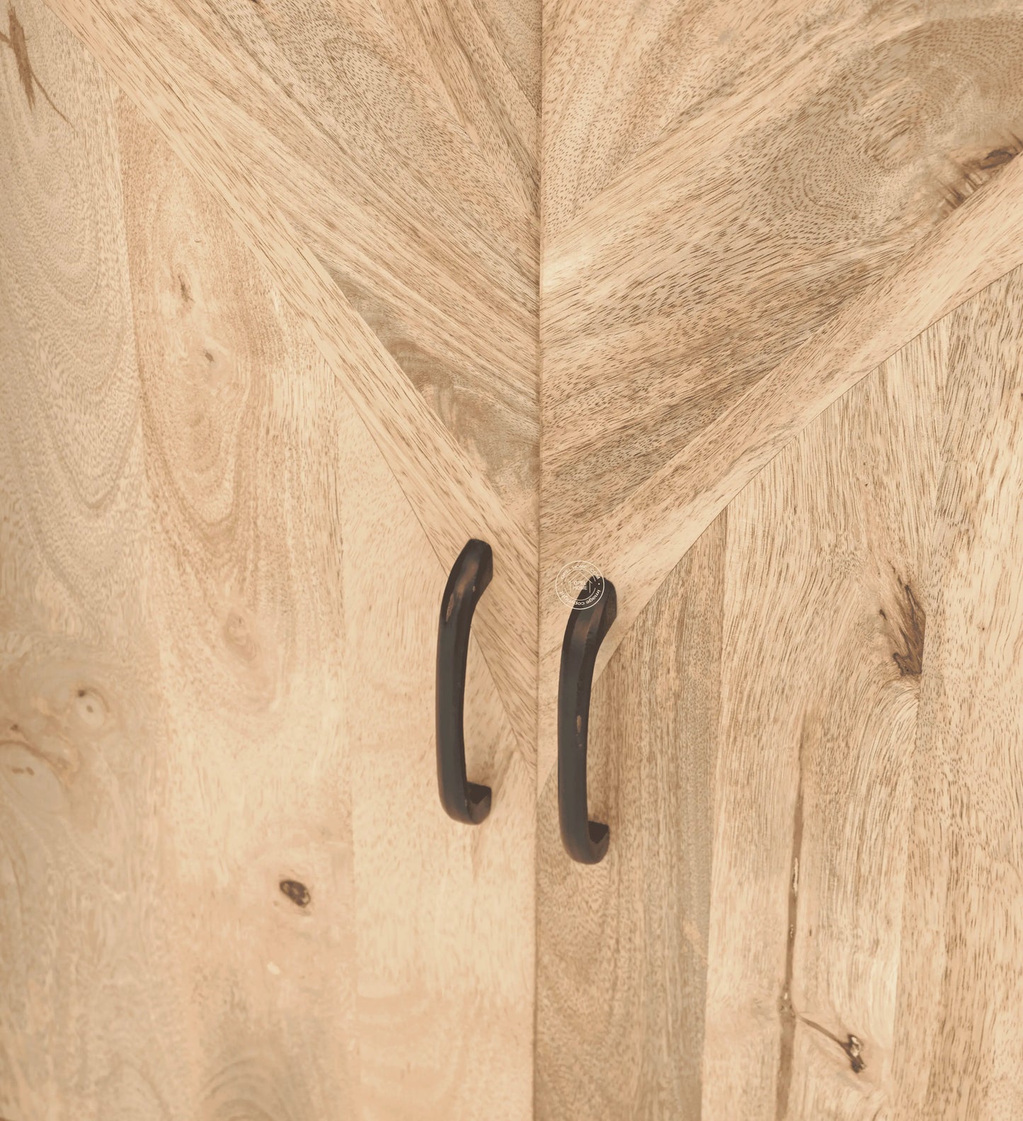 Aroha Display Shelves Unit – Solid Wood, Natural Finish, Tall Bookcase | Opelhome UAE Opel Home