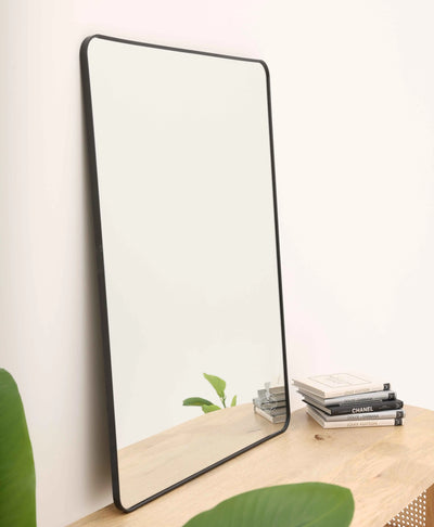 Black Square Table Mirror