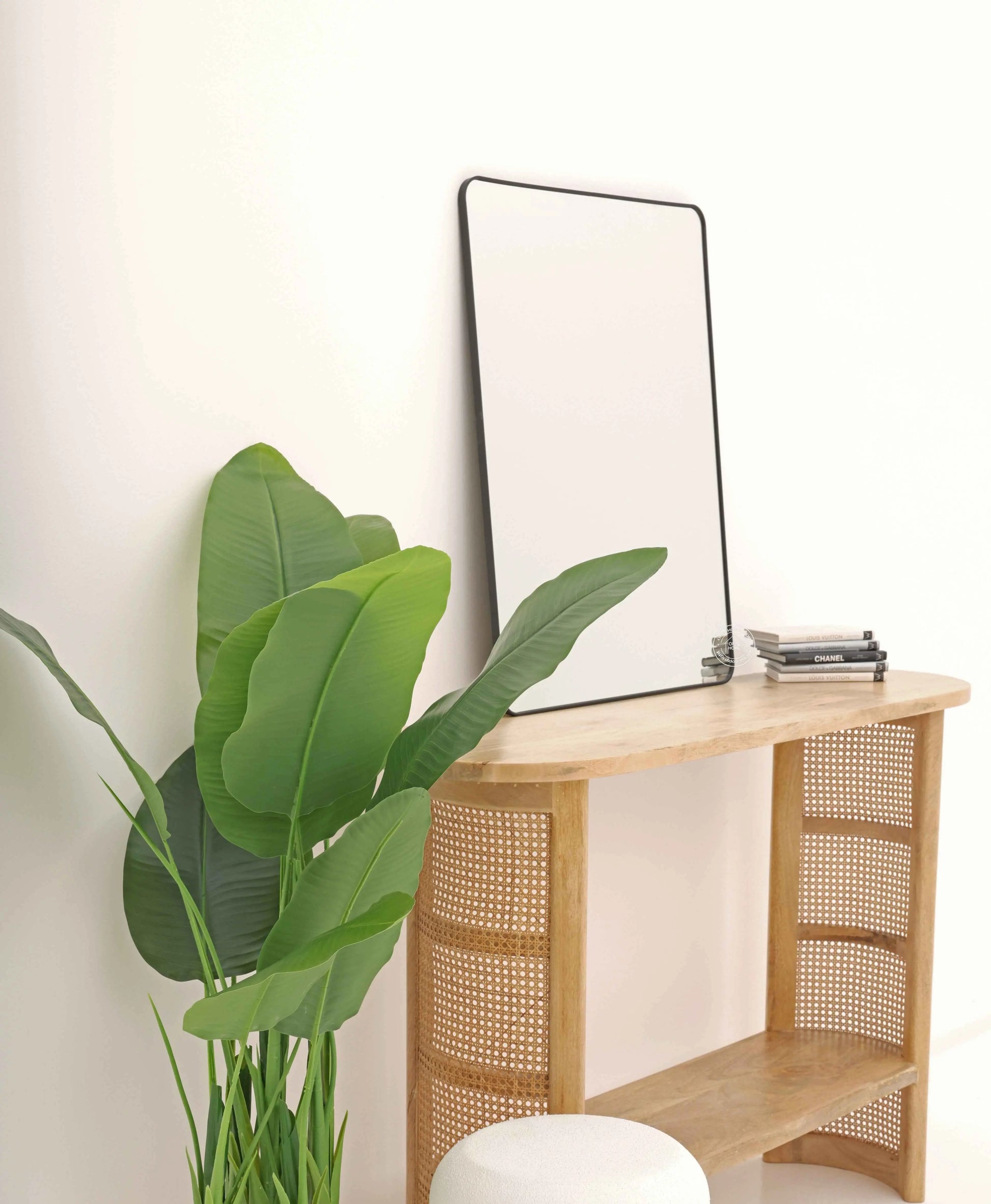 Black Square Table Mirror
