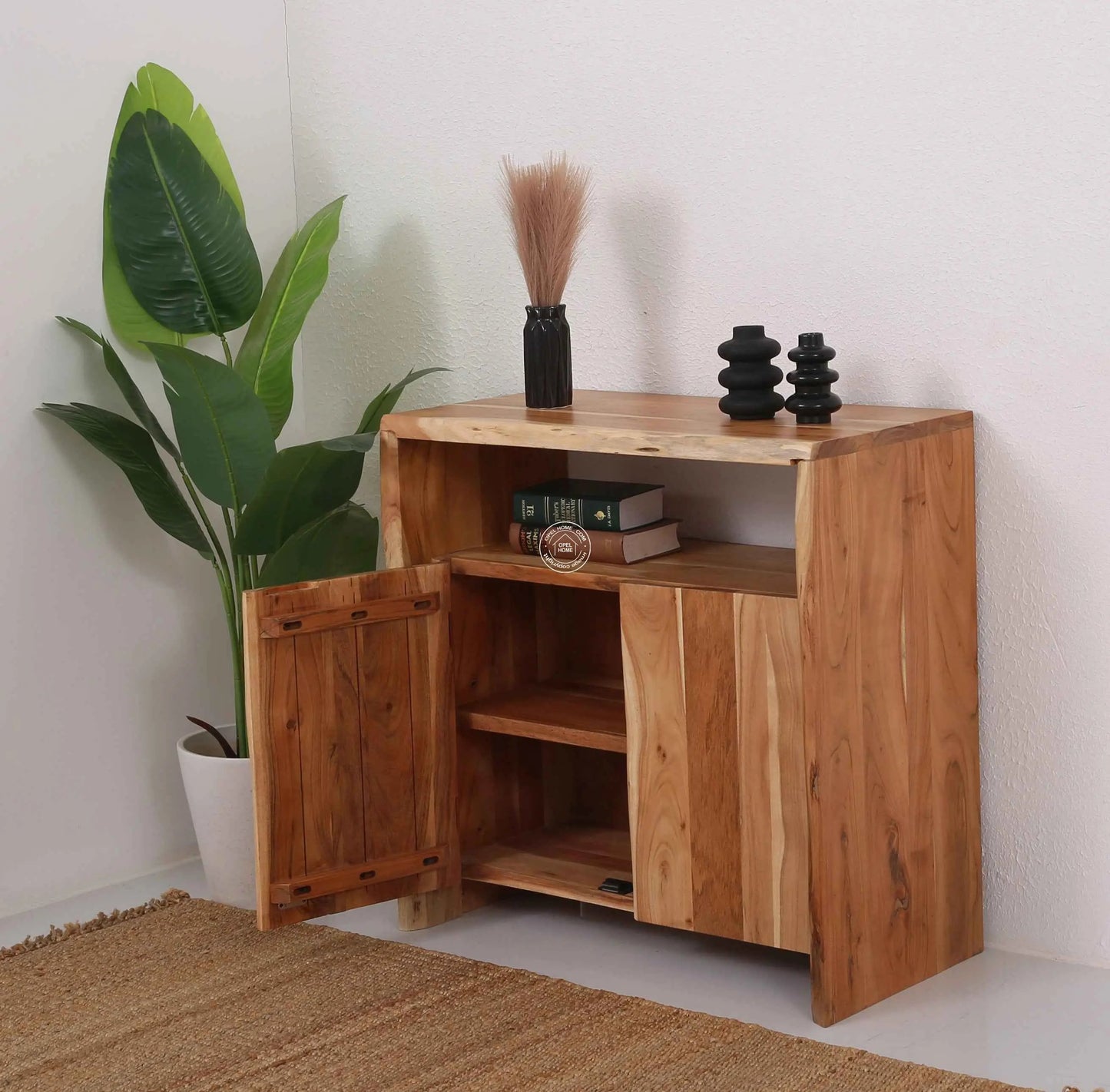 Bold 2 Doors Acacia Wood Sideboard