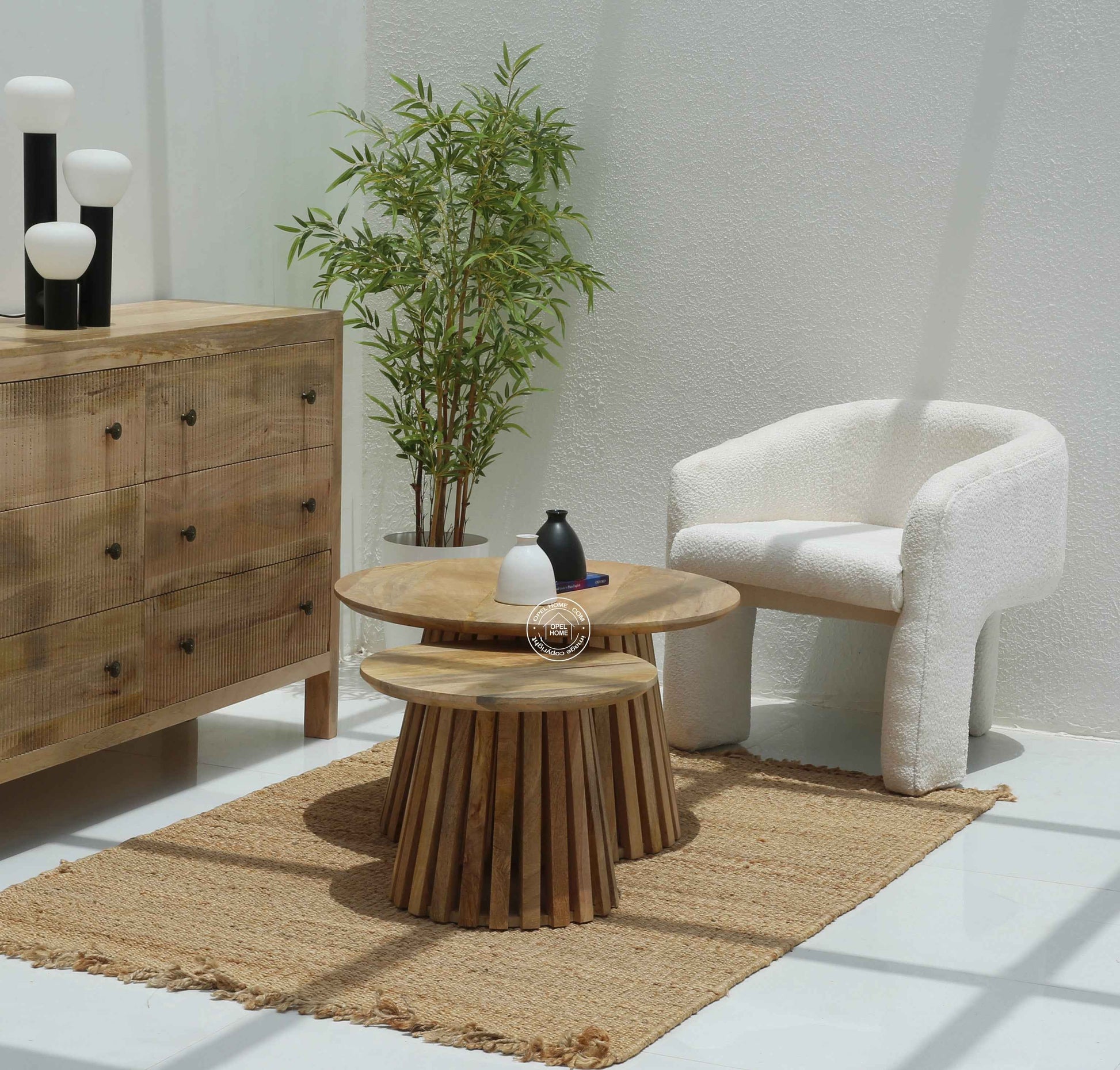 Brasher wooden Nesting Coffee Table