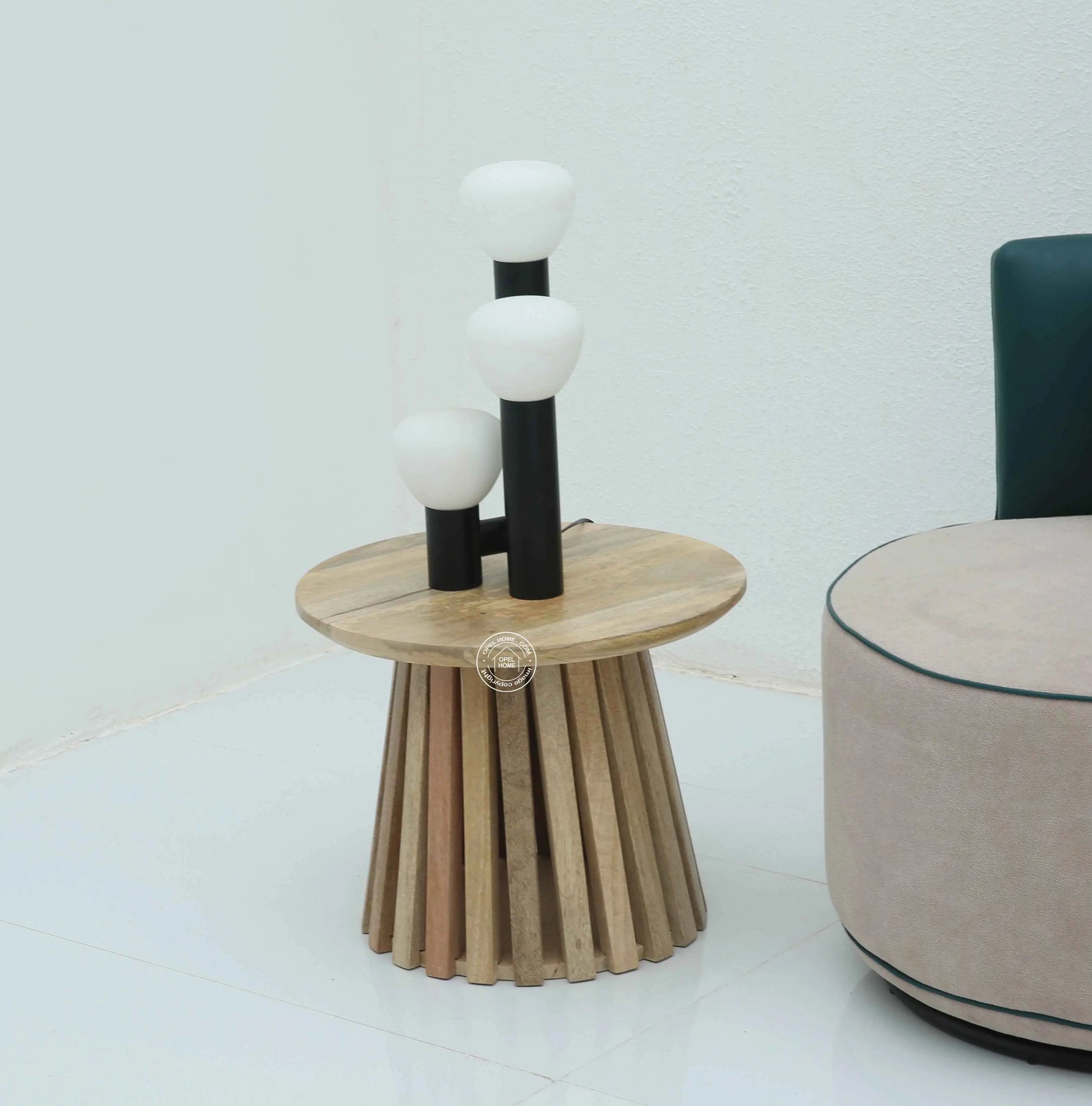 Brasher Wooden Coffee Table – Solid Mango Wood, Multiple Sizes | Opelhome UAE