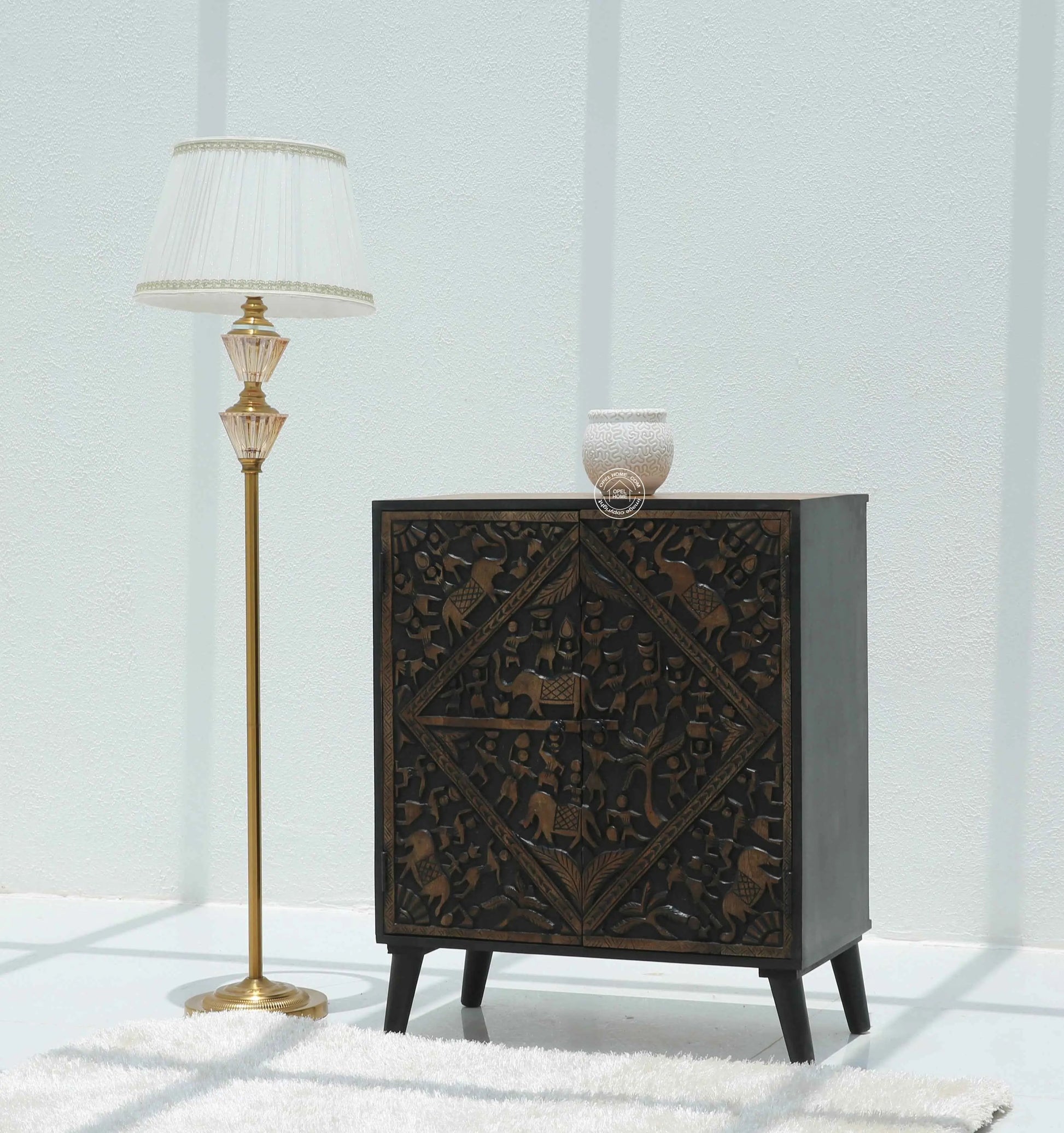 Caroa Two Door Wooden Sideboard & Buffet (Multiple Colors Options) | Opelhome UAE