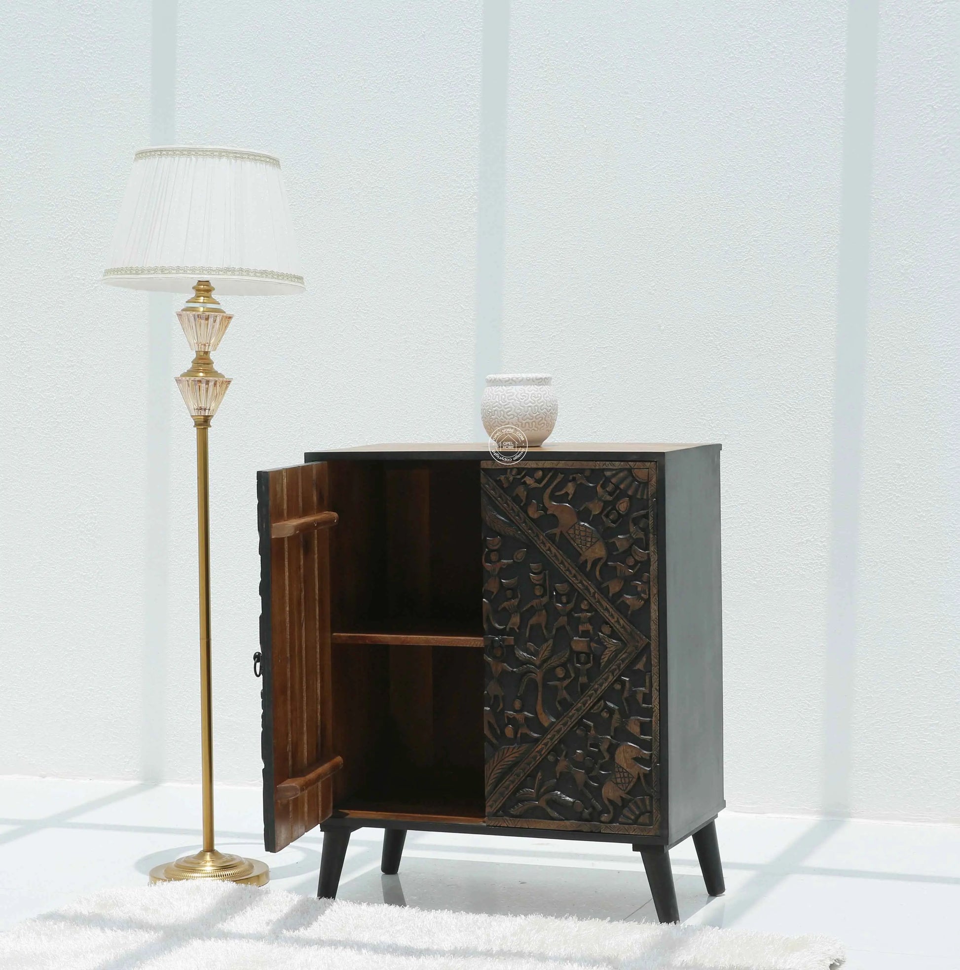 Caroa Two Door Wooden Sideboard & Buffet (Multiple Colors Options) | Opelhome UAE