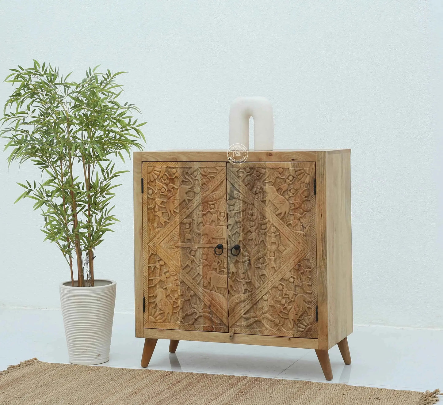 Caroa Two Door Wooden Sideboard & Buffet (Multiple Colors Options) | Opelhome UAE