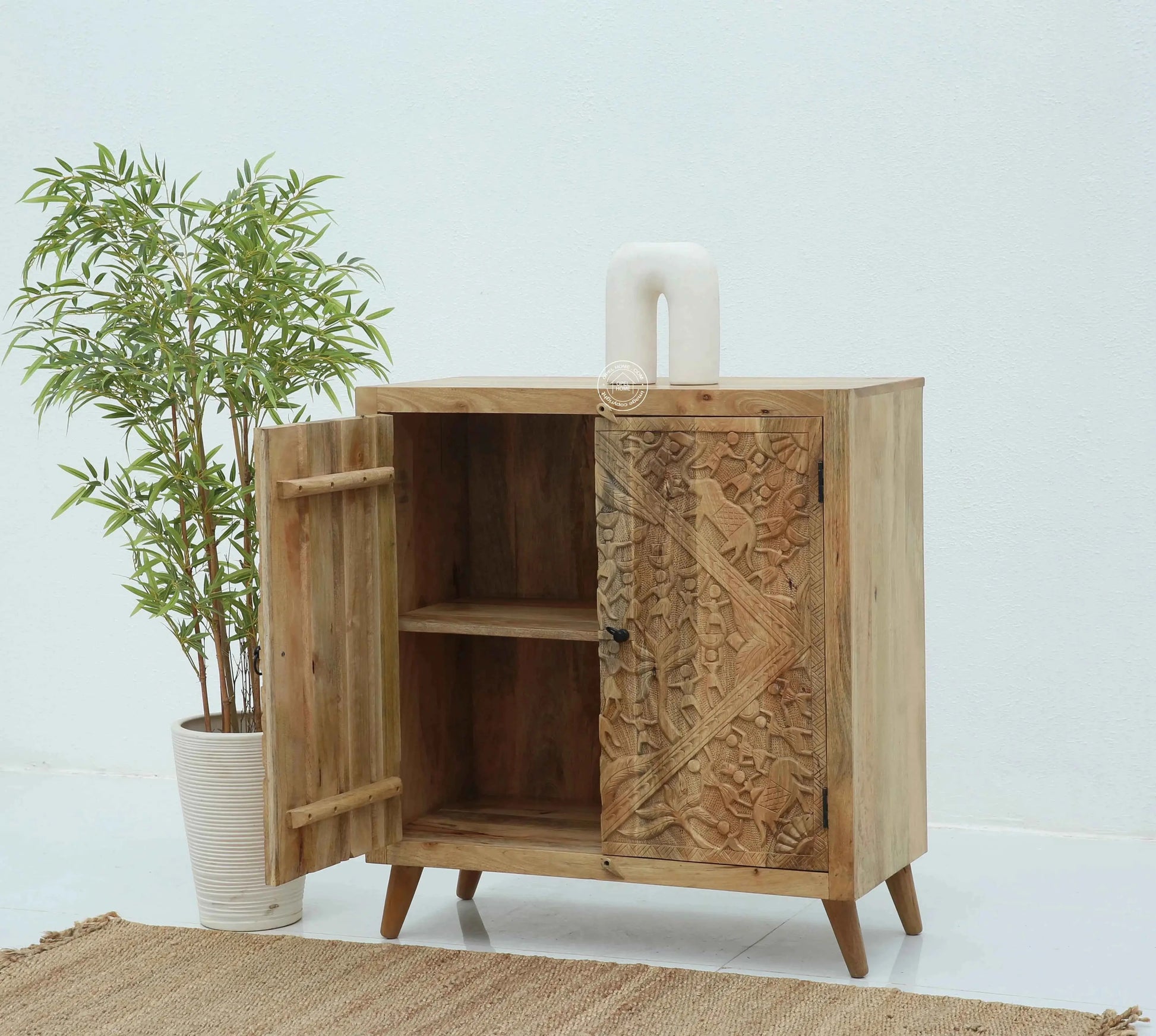 Caroa Two Door Wooden Sideboard & Buffet (Multiple Colors Options) | Opelhome UAE