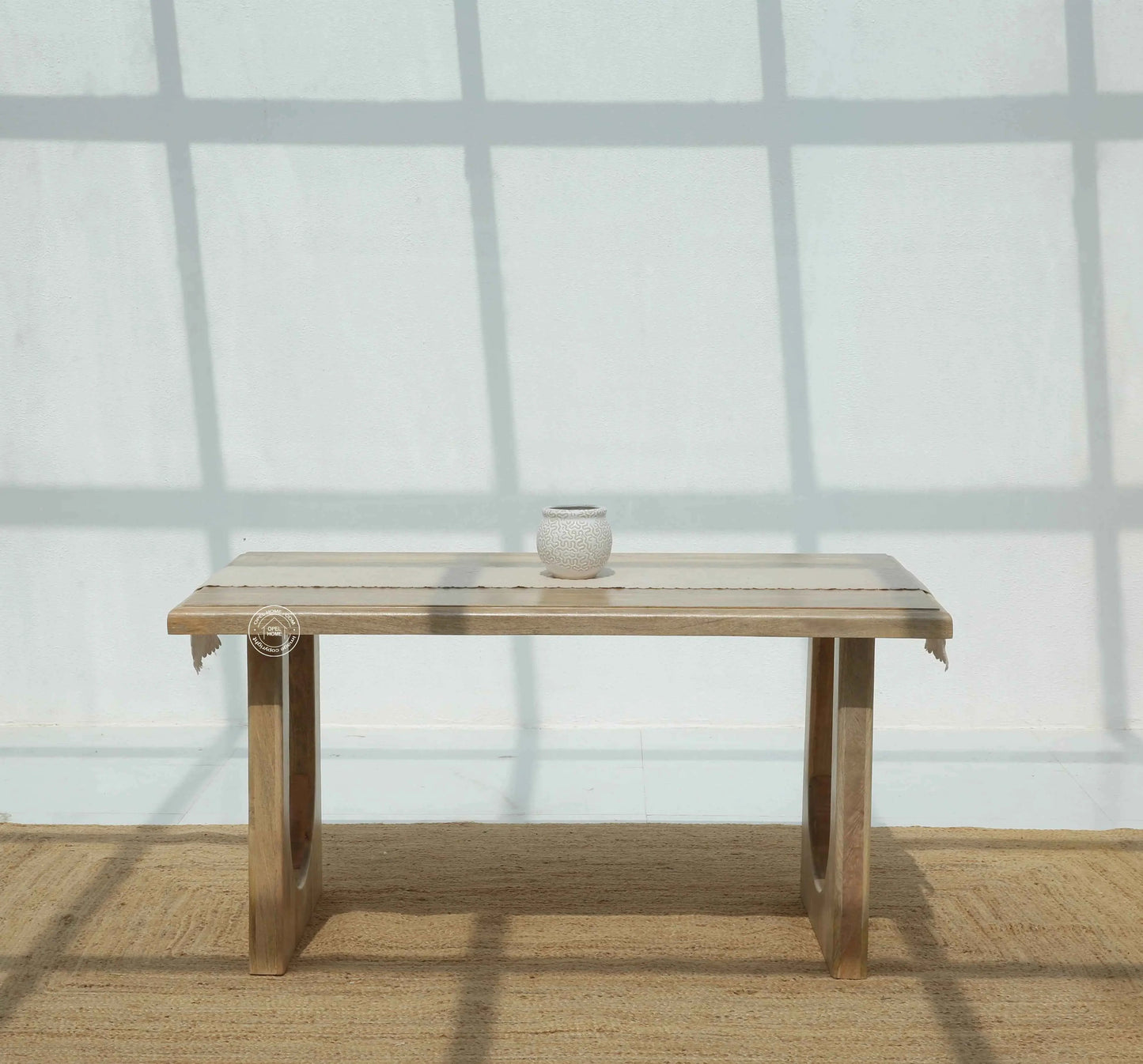 Carvera Wooden Dining Table –  Multiple Sizes (Only Table) | Opelhome UAE