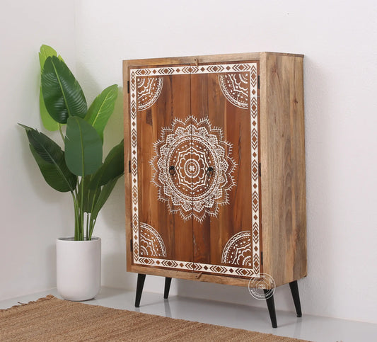 Cary wooden Cabinet (natural finish)