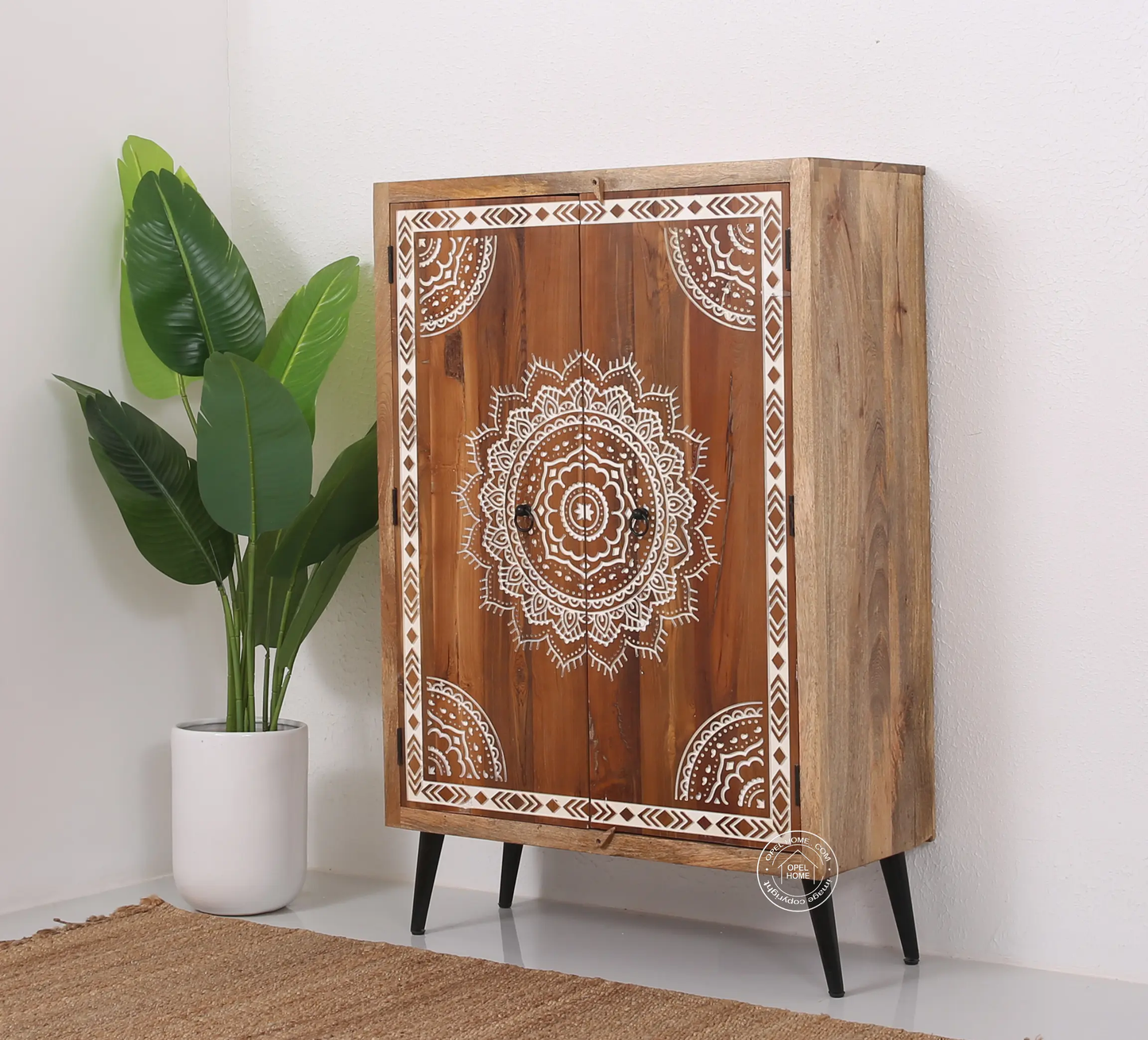 Cary wooden Cabinet (natural finish)