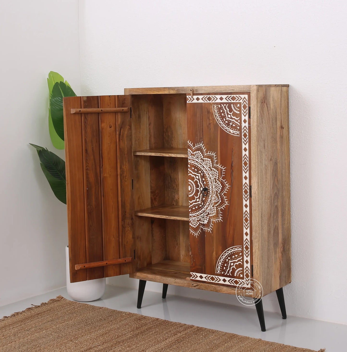 Cary wooden Cabinet (natural finish)
