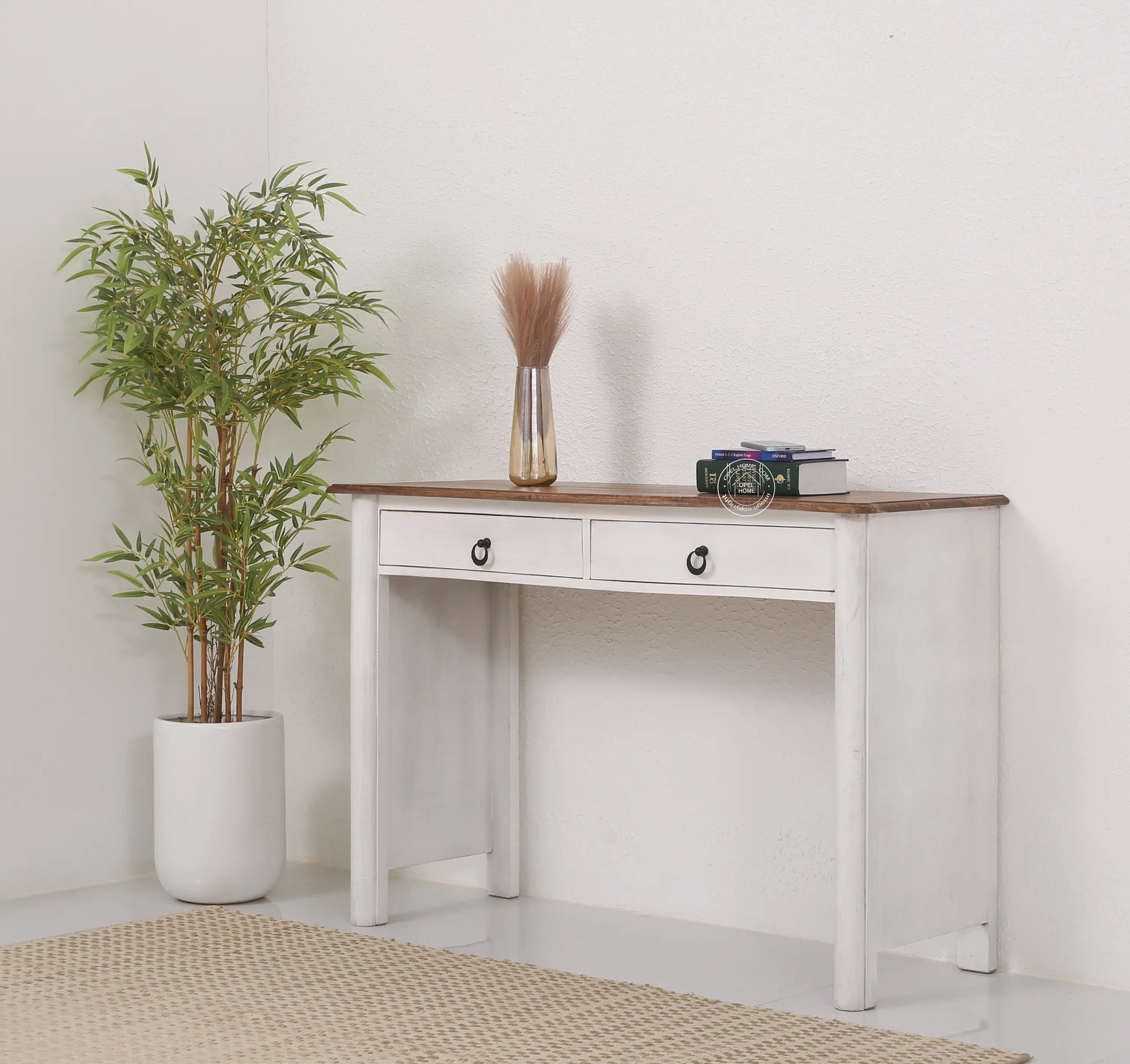 Charlie 2 Drawers Wooden Console