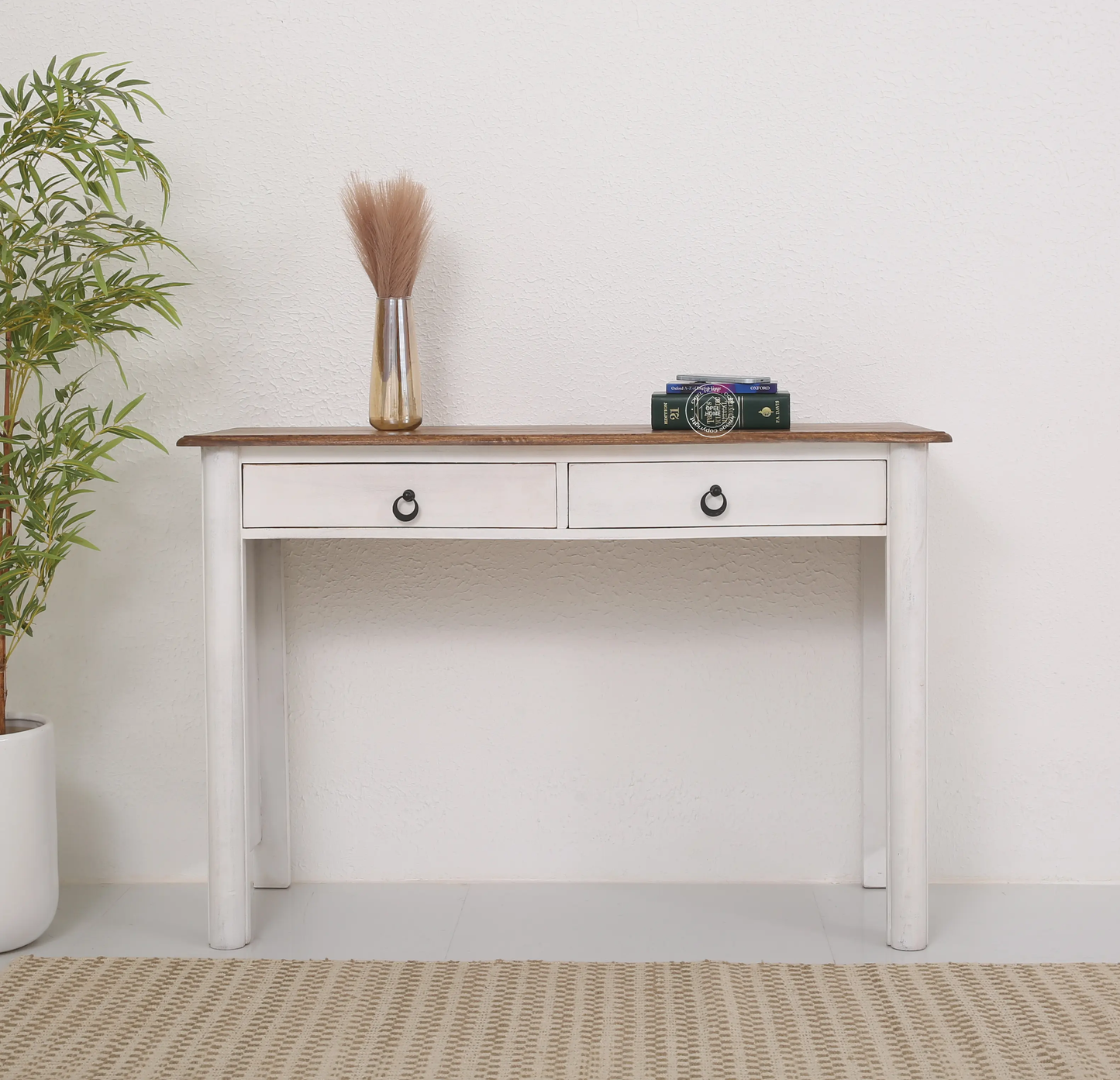 Charlie 2 Drawers Wooden Console