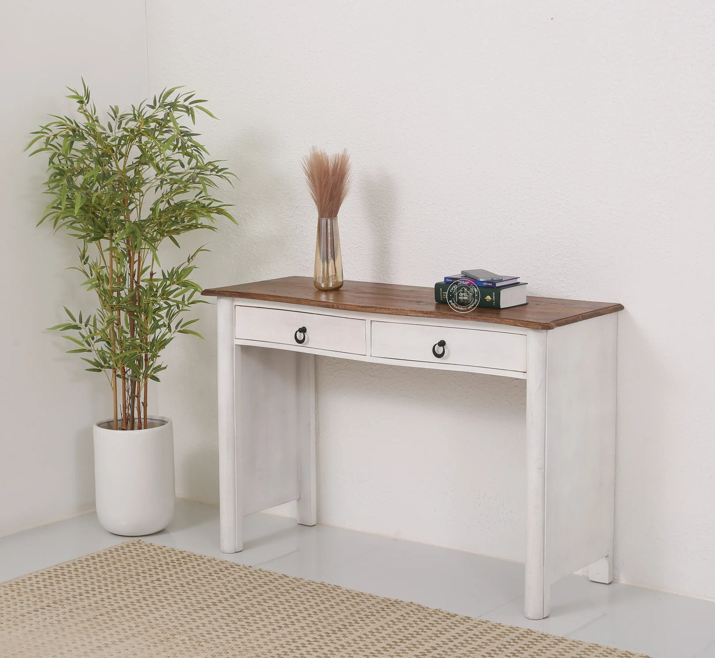 Charlie 2 Drawers Wooden Console