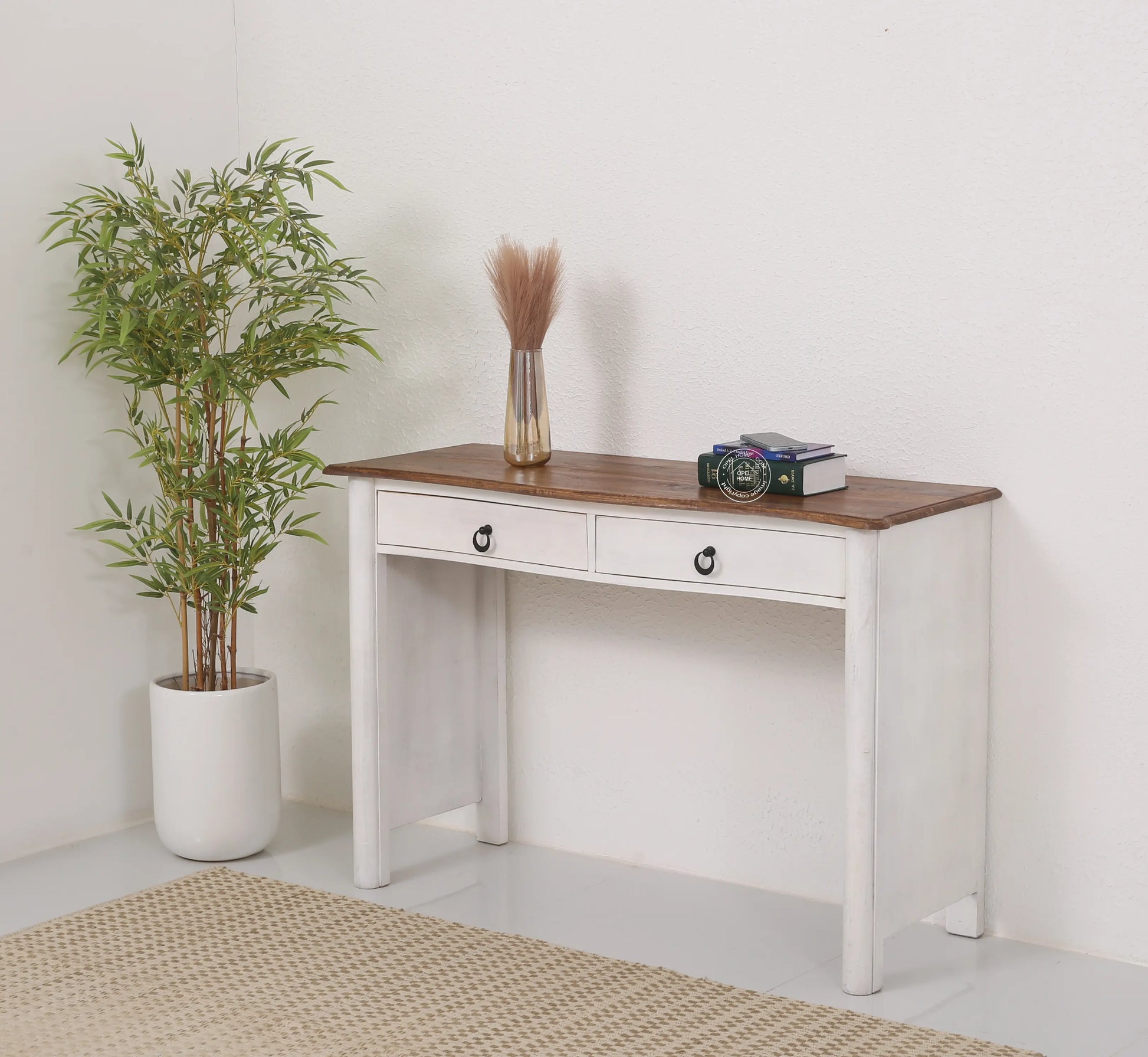 Charlie 2 Drawers Wooden Console
