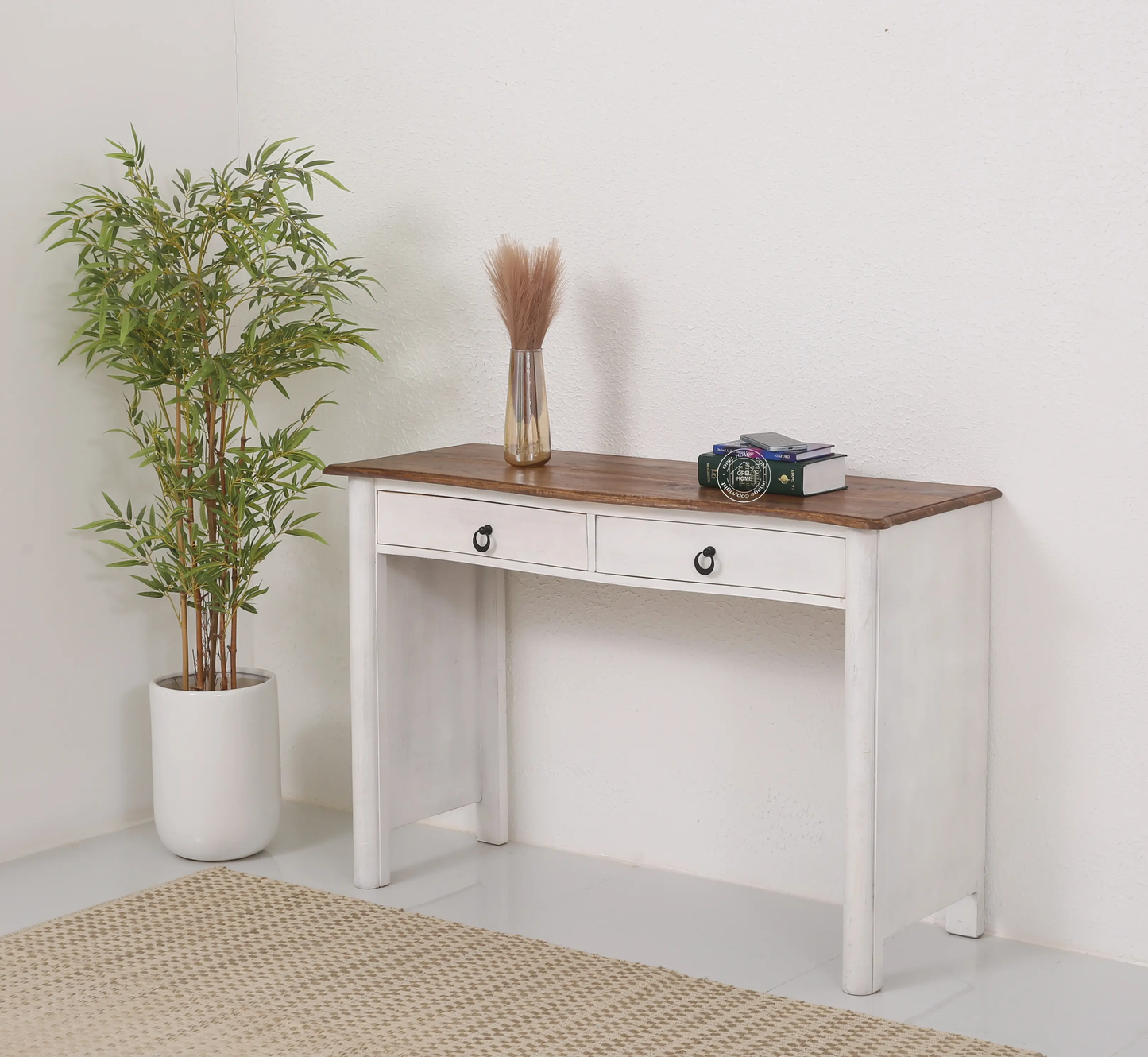 Charlie 2 Drawers Wooden Console
